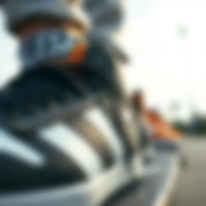 Highlighting the diversity in brand logos and identities within skate footwear