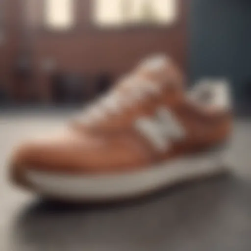 Stylish New Balance skate shoe showcasing advanced design