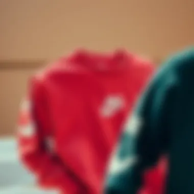 Different color variations of the Nike Essential Crew Sweatshirt showcased