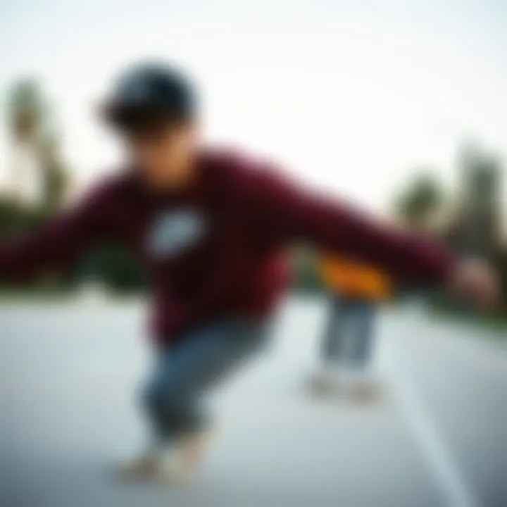 Different styling options for the Nike Heritage Crewneck Sweatshirt