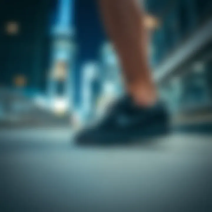 Nike Janoski Black in urban setting