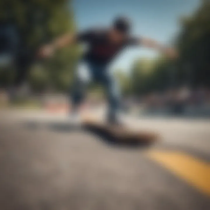 A fingerboard pro performing an impressive trick on a miniature skatepark.