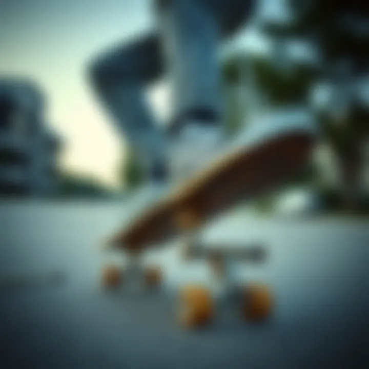 Skateboarding with Vans: A Cultural Icon in Action A skateboarder wearing Vans sneakers performing a trick