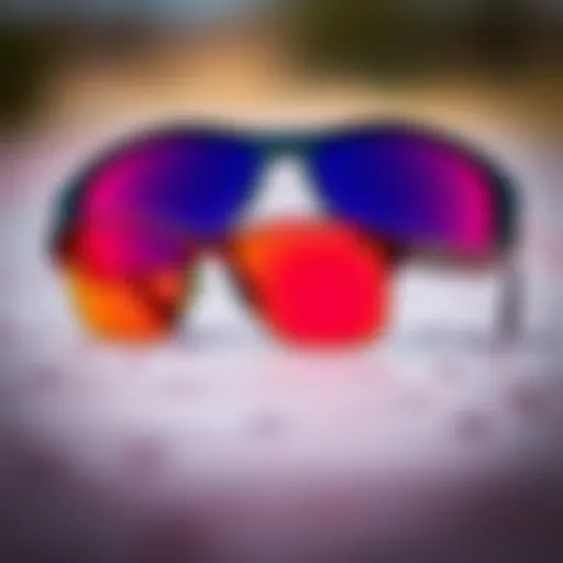 Stylish Pit Viper sunglasses showcasing vibrant colors