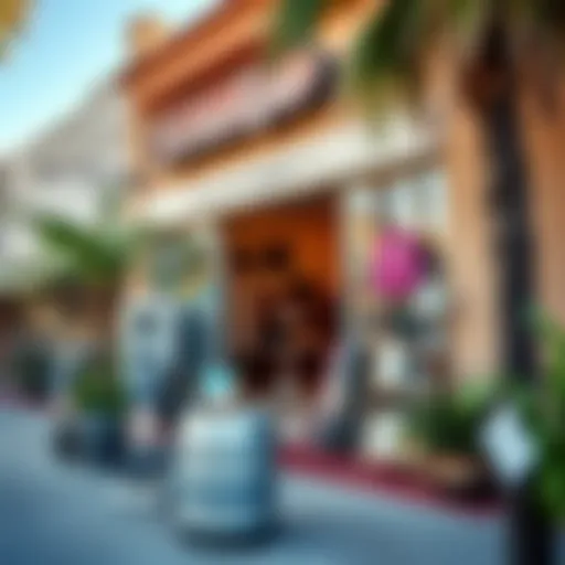 Charming exterior of a boutique in San Clemente