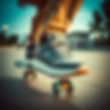 Performance of Skechers D Lite 2 in Skateboarding Skechers D Lite 2 in action during a skateboarding session