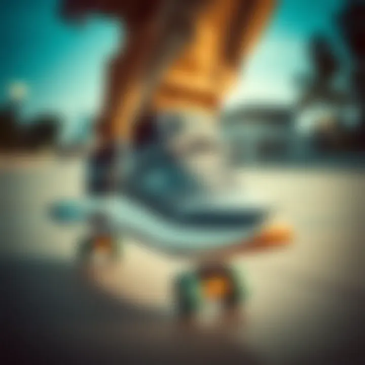 Performance of Skechers D Lite 2 in Skateboarding Skechers D Lite 2 in action during a skateboarding session