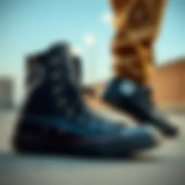 Historical evolution of Converse high tops in skate culture