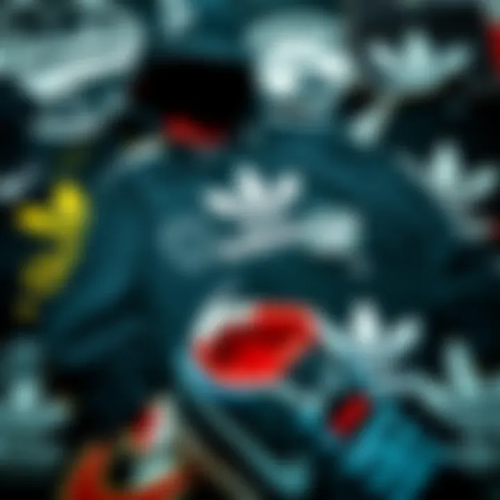 A collage of popular streetwear brands and their iconic designs.