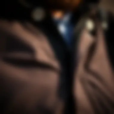 Close-up of the materials used in the 686 Hydrastash Jacket