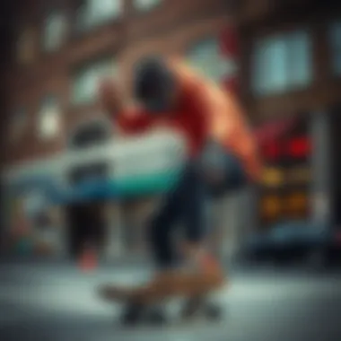 Skateboarding in Style with Spy HD+ Polarized Goggles Skateboarder wearing Spy HD+ goggles in an urban environment