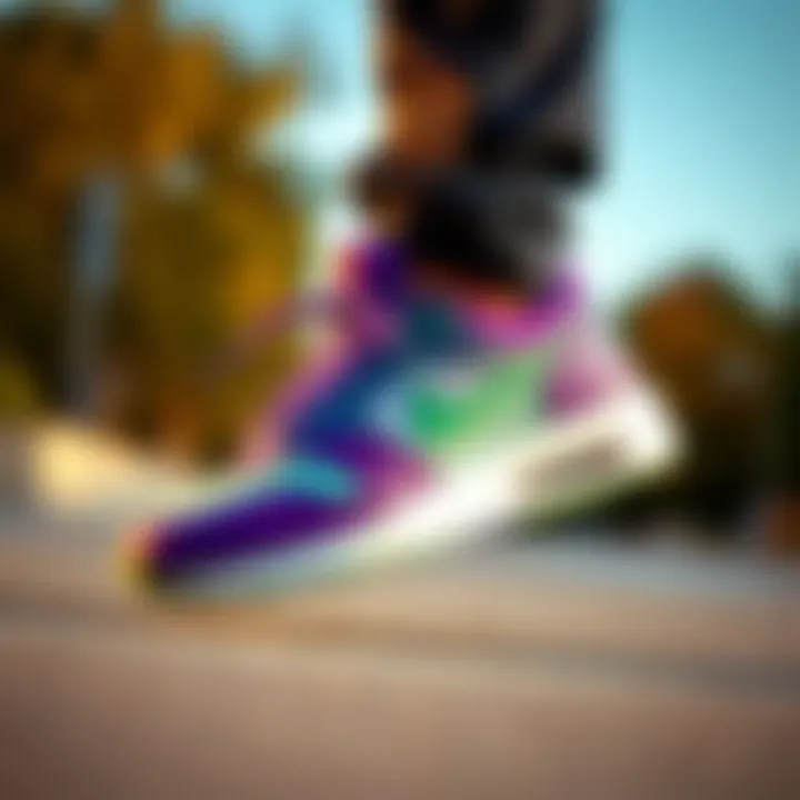 Notable Exploring the Aesthetic and Functional Appeal of Nike Purple and Green Shoes