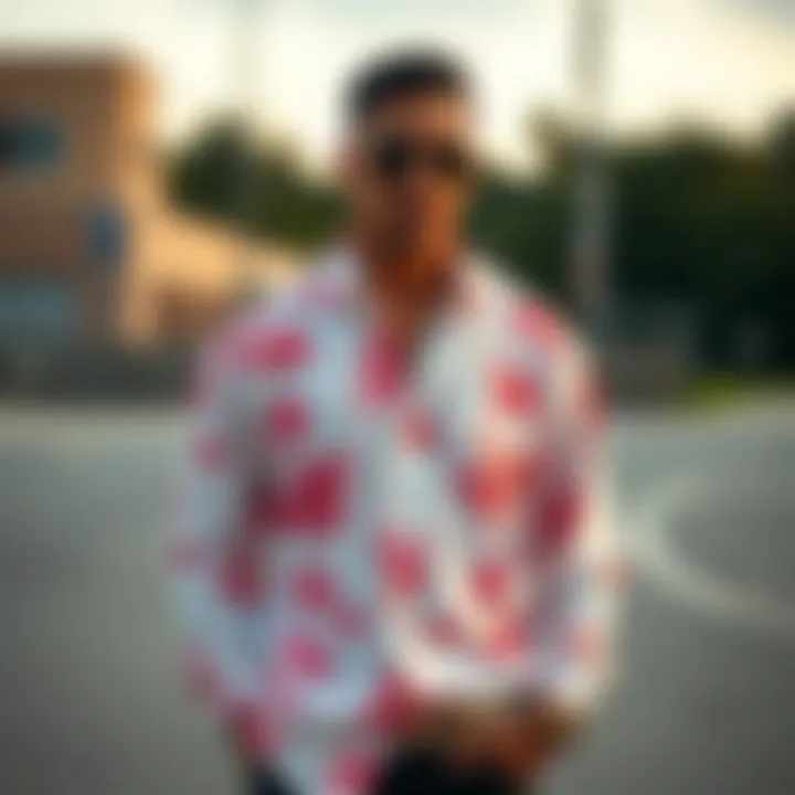 Fashion Forward: Integrating Bleached Shirts into Casual Wear A stylish outfit featuring a bleached shirt paired with casual accessories.