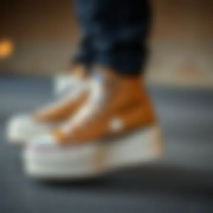 Notable Exploring the Aesthetics and Functionality of Beige Converse High Tops with Platforms