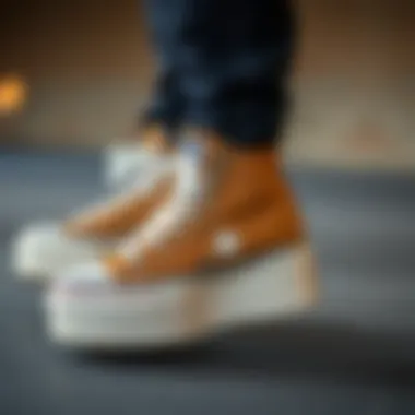 Notable Exploring the Aesthetics and Functionality of Beige Converse High Tops with Platforms Notable Exploring the Aesthetics and Functionality of Beige Converse High Tops with Platforms