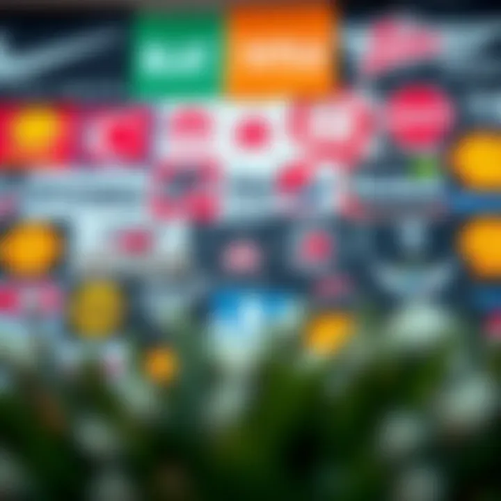 Collage of iconic streetwear brands and logos