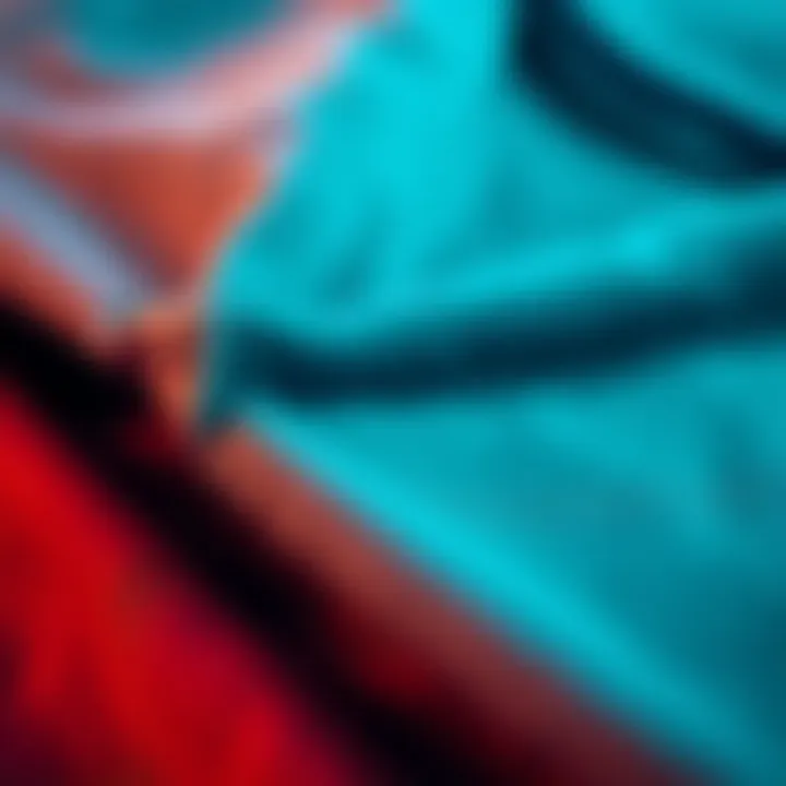 The Essence of Quality: Fabric Close-Up Close-up of premium fabric used in quality hoodies
