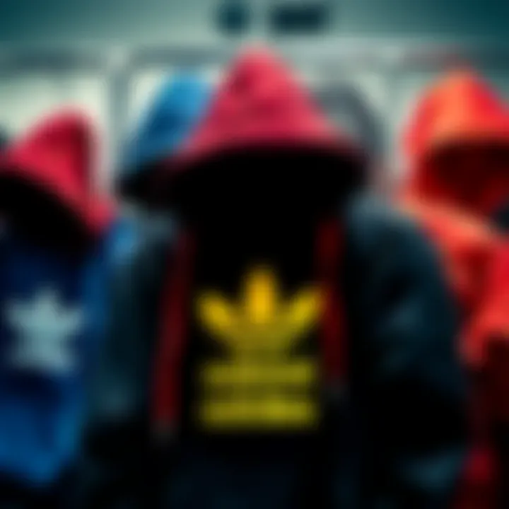 A Spectrum of Stylish Hoodies Stylish hoodie display showcasing various colors and designs