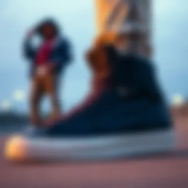 Blazer 77 High in Streetwear Fashion Fashionable streetwear outfit featuring Blazer 77 High