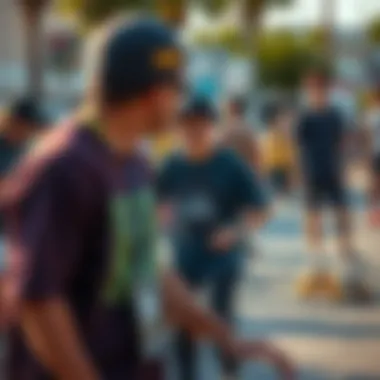 Community Engagement in the Longboarding Scene A vibrant community event focused on longboarding, illustrating the cultural significance and camaraderie among enthusiasts.