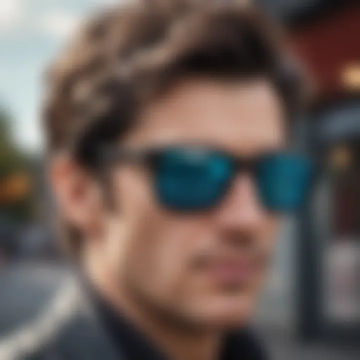 Sleek design of Mike Mo Capaldi sunglasses showcasing their unique aesthetic.