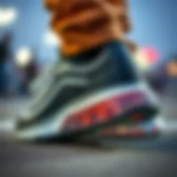 A close-up of the Janoski Air Max showcasing its innovative design and cushioning technology.