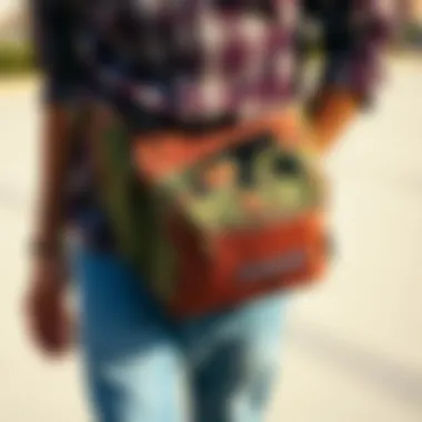 Everyday Use of Jansport Waistpack Jansport Waistpack being worn during a casual daily outing