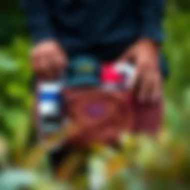 Organized Essentials in Jansport Waistpack Jansport Waistpack organized with skateboarding essentials