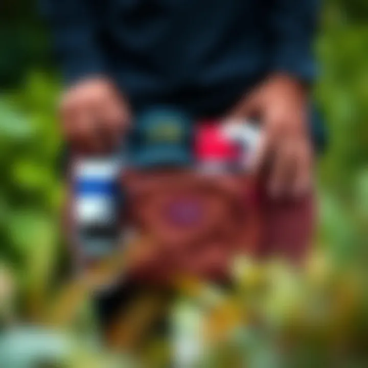 Organized Essentials in Jansport Waistpack Jansport Waistpack organized with skateboarding essentials