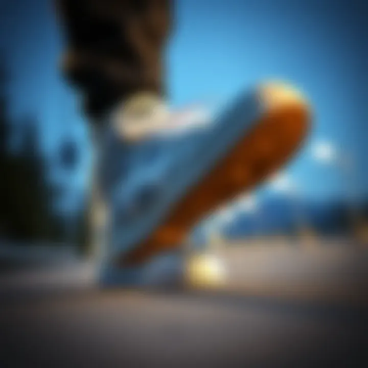 Ergonomic design features of the Nyjah 2.0 White in action