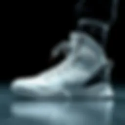 Detailed view of the Nyjah 2.0 White showcasing its cutting-edge materials