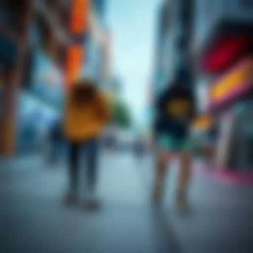 Urban Expression in Skate Culture Vibrant skate culture showcasing urban style.