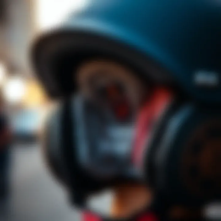 Close-up of the Triple Eight Sweatsaver Helmet showcasing its interior padding.