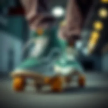 Vans Sk8 Hi Green Suede demonstrating flexibility and grip on a skateboard