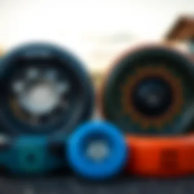 Comparative Analysis of Caguama and Other Skate Wheels Side-by-side comparison of Orangatang Caguama wheels with other skateboard wheels.