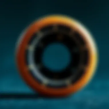 Materials and Construction of Caguama Wheels Illustration of materials used in the construction of Orangatang Caguama wheels.