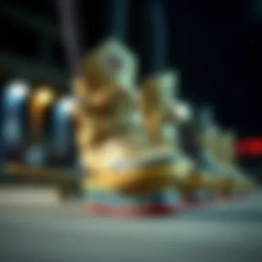 Historical timeline of skateboarding footwear evolution featuring star platform boots