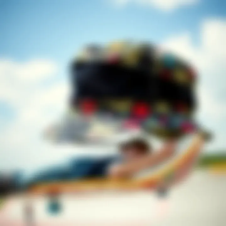 A collection of popular bucket hat brands favored by skateboarders