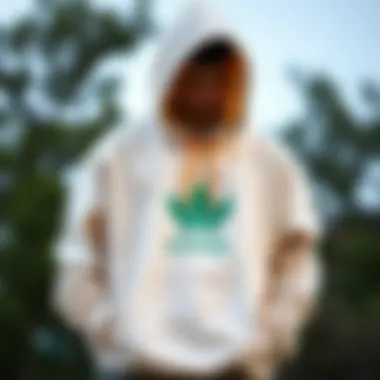 Eco-Friendly Hoodie An eco-friendly hoodie showcasing sustainable materials