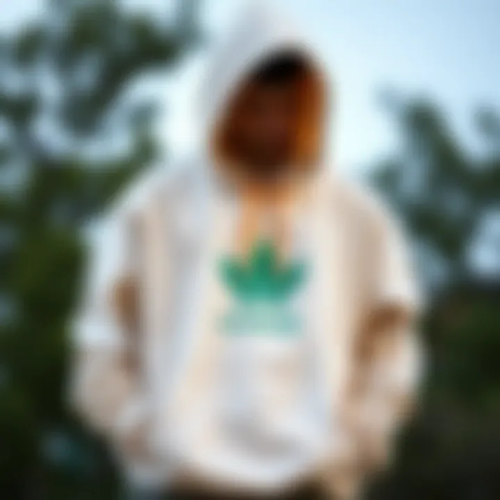 Eco-Friendly Hoodie An eco-friendly hoodie showcasing sustainable materials