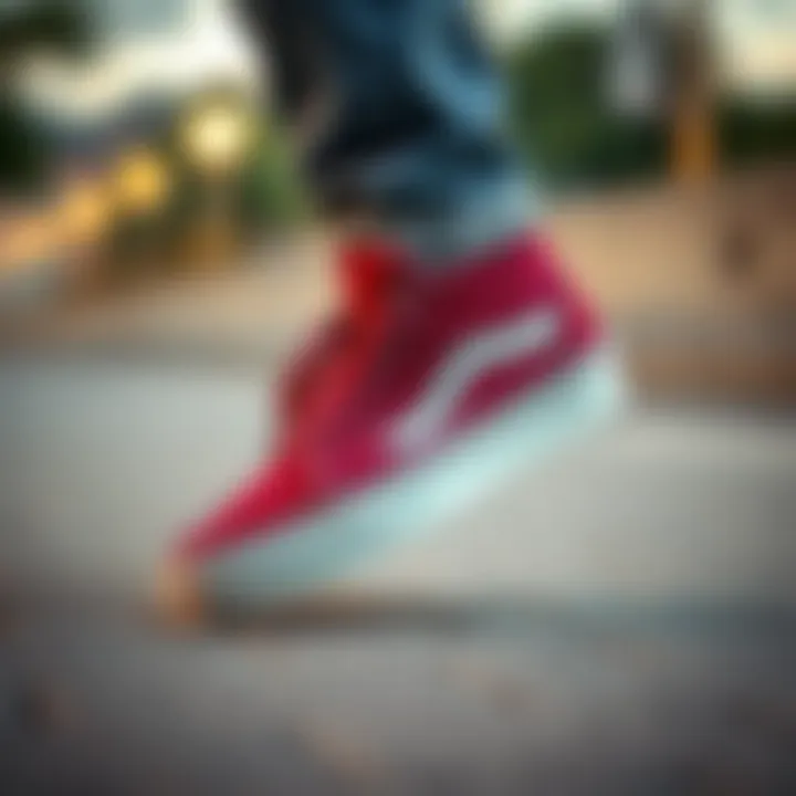 Vans Chukka Low in a skateboarding context