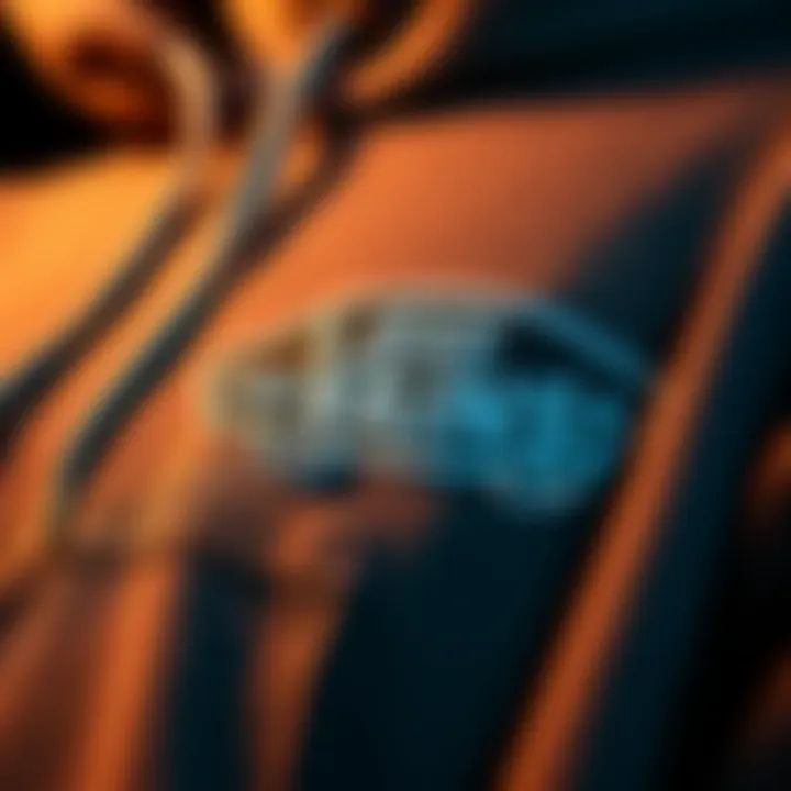 Close-up of hoodie fabric with Vans logo