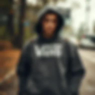 Sustainable Vans hoodie made from recycled materials