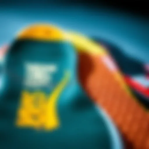 A close-up view of Vans insoles showcasing different designs and materials.