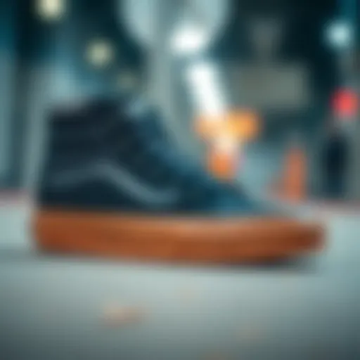 The Unique Design of Vans SK8 Hi MTE Vans SK8 Hi MTE Black Gum showcasing its unique design