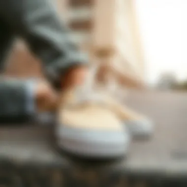 Styling Beige Vans Slip-Ons with Fashion Beige Vans Slip-Ons styled with casual outfits