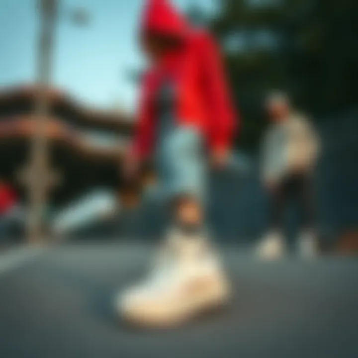 Versatile Outfit Ideas with White Platform Converse Various outfit styles paired with white platform Converse