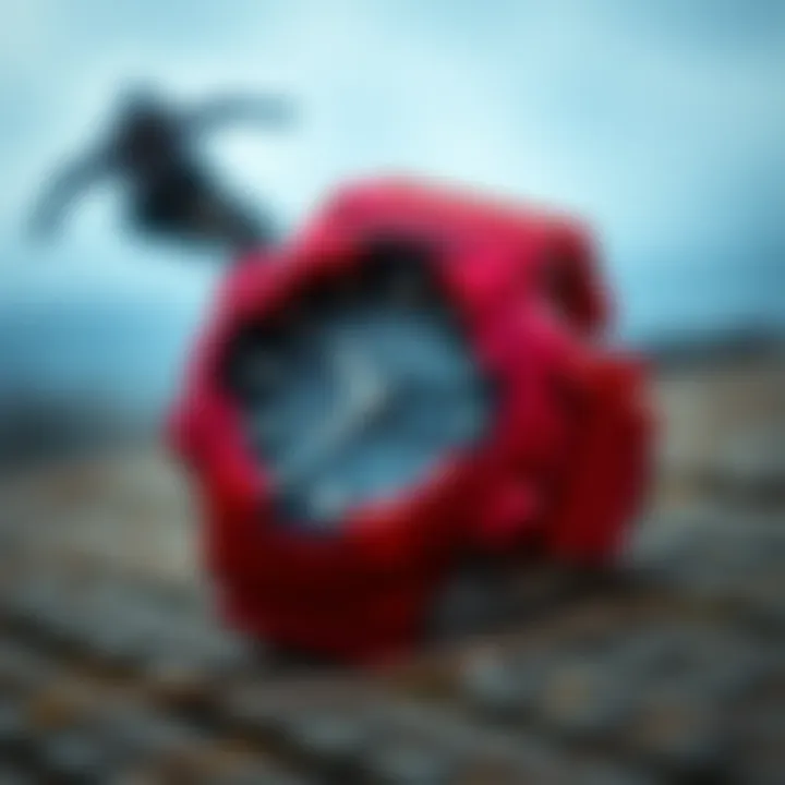 Robust Features of G-Shock Adrenaline Red The G-Shock Adrenaline Red showcasing its robust features