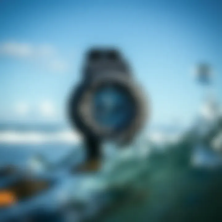 G-Shock Surf Watch in an ocean setting