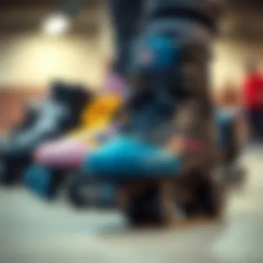 Various styles and color options of Heelys roller shoes available in the market